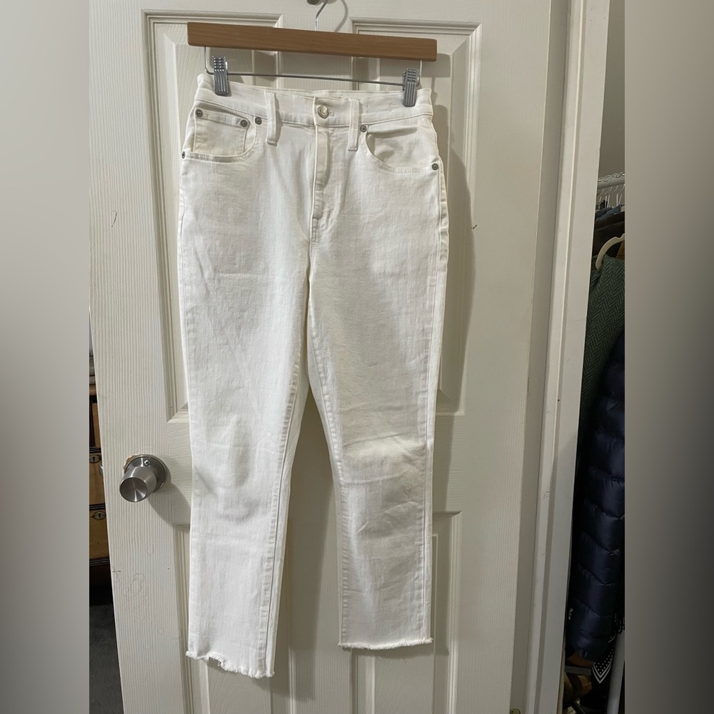 Madewell high rise straight leg jeans